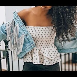 Zara Polka Dot Top